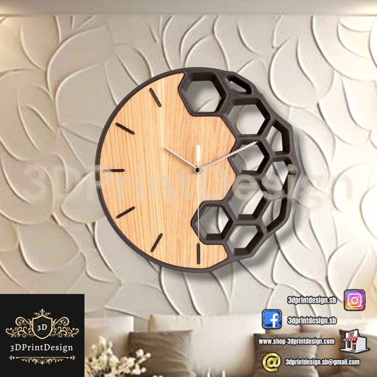 Moderni zidni sat - Moderna No.3 - 3DPrintDesign  3DPrintDesign