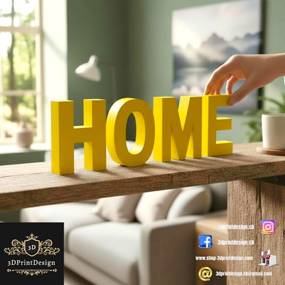 3D oznake HOME  