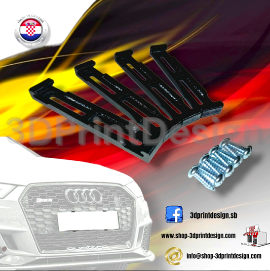 Frameless License Plate Holders - Invisible Plate Holder - Invisible Car Plate Holder - Enhance the look of your car! - Croatian product - Nevidljivi nosači za tablice- Nosači za Tablice bez Okvira- Kennzeichenhalter Rahmenloss - 3DPrintDesign - License Plate Holder - License Plate Frame - Frameless License Plate Holders  - Klik on nosači - Nevidljivi Nosači - Nosac tablice - Nosac tablica - tuning - autodijelovi - rezervni dijelovi - autooprema - auto - automobil - okvir - okvir za tablice. 3DPrintDesign