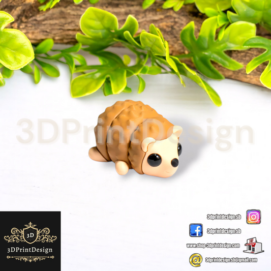 3D Fleksibilne Figurice  -  Jež - 3DPrintDesign  3DPrintDesign