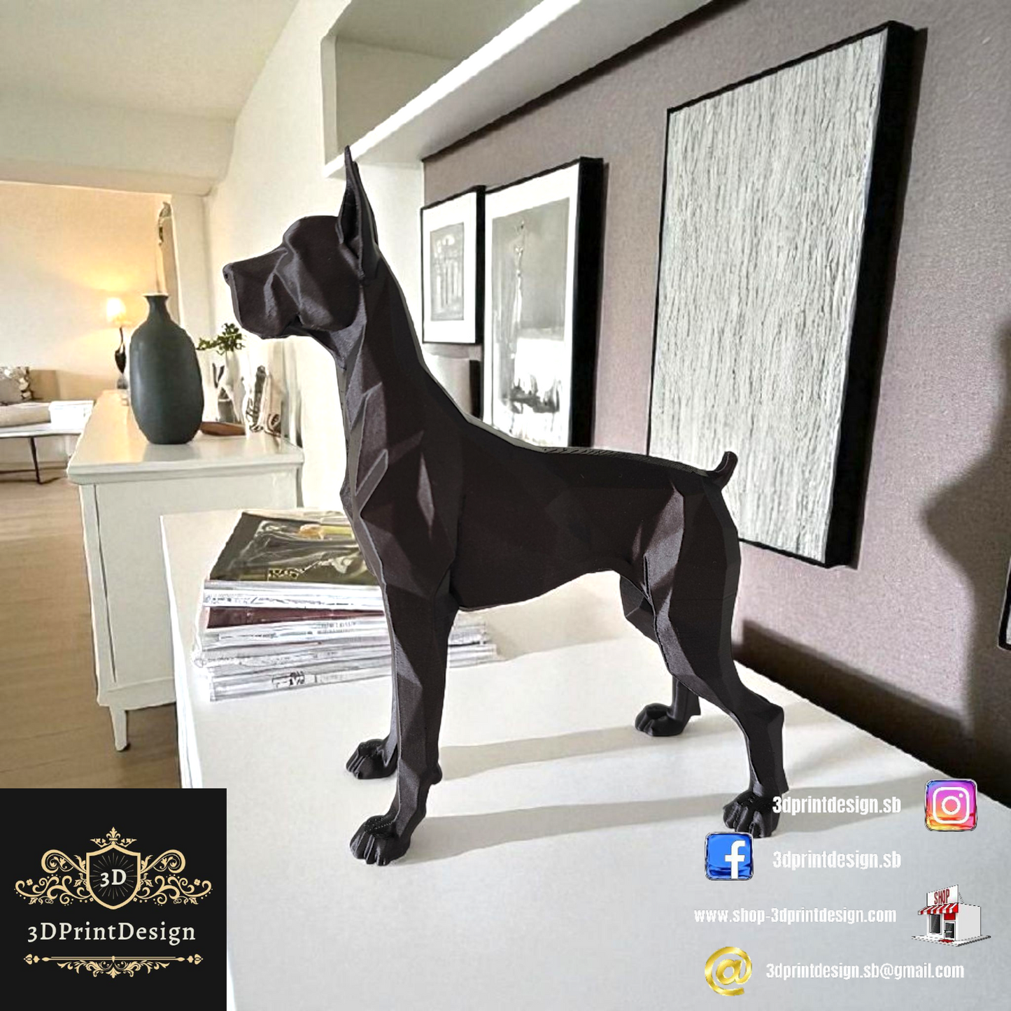 Skupltura Great Dane