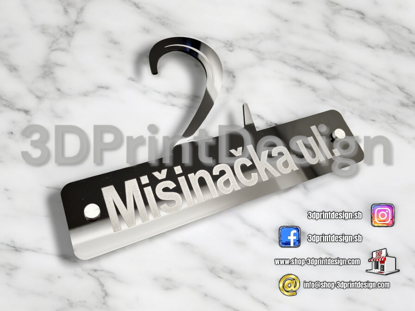 Modern House Number - Black acrylic (plexiglass) - Premium House Number - House Letters - Home Decor - Premium Look - Personalized Number - Premium kućni broj- Premium kućni brojevi - Kućni broj - House Sign - House Number - Home Sign Number - Home - Moderni kućni broj- Kućni brojevi - Dekoracije - Sve za kuću  - Sve za dom 
www.shop-3dprintdesign.com 