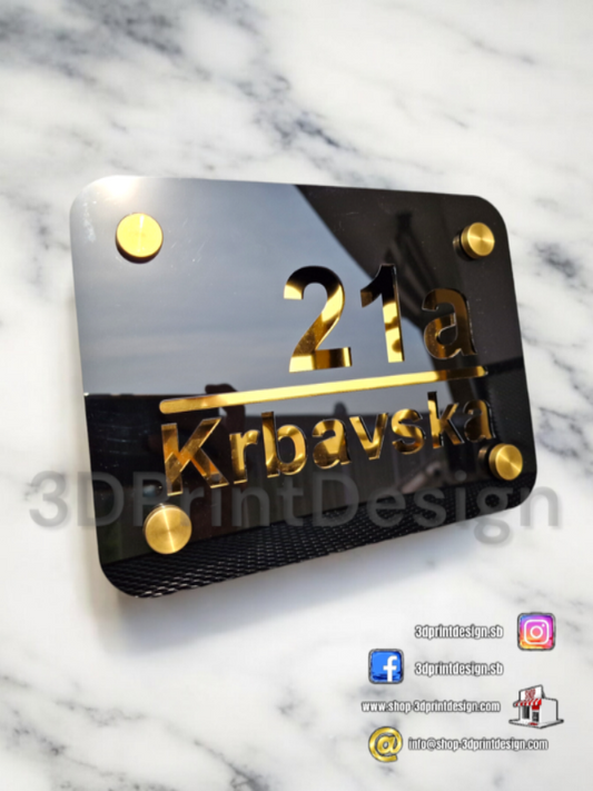 Modern House Number - Black acrylic (plexiglass) - Premium House Number - House Letters - Home Decor - Premium Look - Personalized Number - Premium kućni broj- Premium kućni brojevi - Kućni broj - House Sign - House Number - Home Sign Number - Home - Moderni kućni broj- Kućni brojevi - Dekoracije - Sve za kuću  - Sve za dom - Useljenje - Poklon za Useljenje - Poklon - Rođendan - rodendan - oznaka kuće- Broj za kuću 
www.shop-3dprintdesign.com  3DPrintDesign