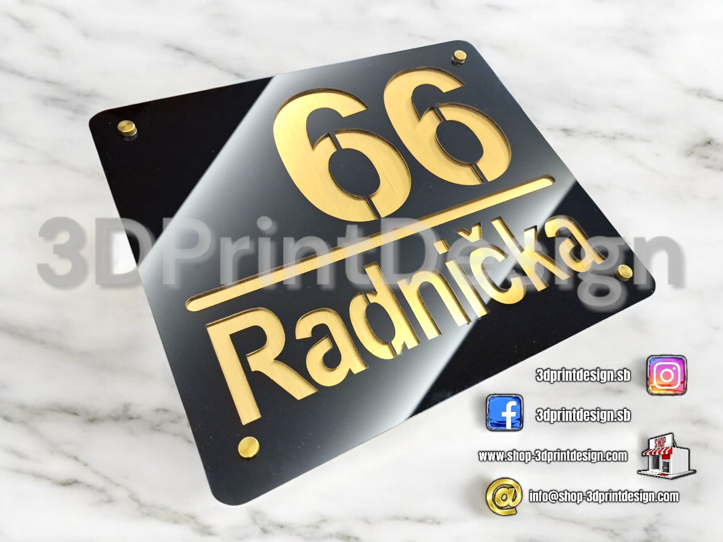 Modern House Number - Black acrylic (plexiglass) - Premium House Number - House Letters - Home Decor - Premium Look - Personalized Number - Premium kućni broj- Premium kućni brojevi - Kućni broj - House Sign - House Number - Home Sign Number - Home - Moderni kućni broj- Kućni brojevi - Dekoracije - Sve za kuću  - Sve za dom 
www.shop-3dprintdesign.com 