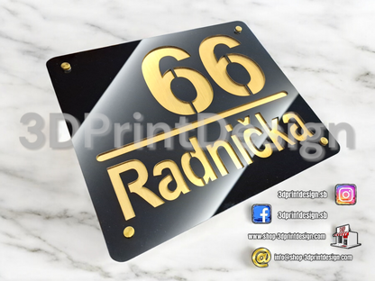 Modern House Number - Black acrylic (plexiglass) - Premium House Number - House Letters - Home Decor - Premium Look - Personalized Number - Premium kućni broj- Premium kućni brojevi - Kućni broj - House Sign - House Number - Home Sign Number - Home - Moderni kućni broj- Kućni brojevi - Dekoracije - Sve za kuću  - Sve za dom 
www.shop-3dprintdesign.com 