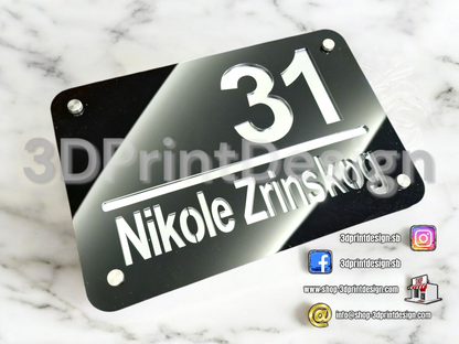 Modern House Number - Black acrylic (plexiglass) - Premium House Number - House Letters - Home Decor - Premium Look - Personalized Number - Premium kućni broj- Premium kućni brojevi - Kućni broj - House Sign - House Number - Home Sign Number - Home - Moderni kućni broj- Kućni brojevi - Dekoracije - Sve za kuću  - Sve za dom 
www.shop-3dprintdesign.com 