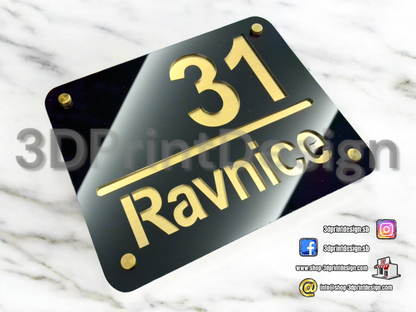Modern House Number - Black acrylic (plexiglass) - Premium House Number - House Letters - Home Decor - Premium Look - Personalized Number - Premium kućni broj- Premium kućni brojevi - Kućni broj - House Sign - House Number - Home Sign Number - Home - Moderni kućni broj- Kućni brojevi - Dekoracije - Sve za kuću  - Sve za dom 
www.shop-3dprintdesign.com 