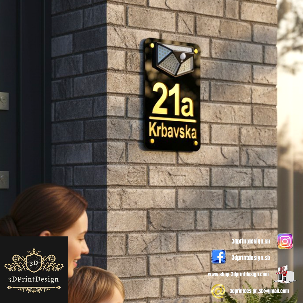 Kucni broj - Moderni kućni brojevi 