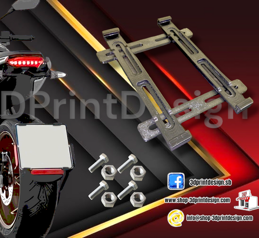 Nosači za Tablice bez Okvira - za Motor 3DPrintDesign