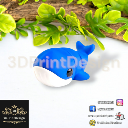 3D Fleksibilne Figurice  -  Plavi Kit - 3DPrintDesign 
