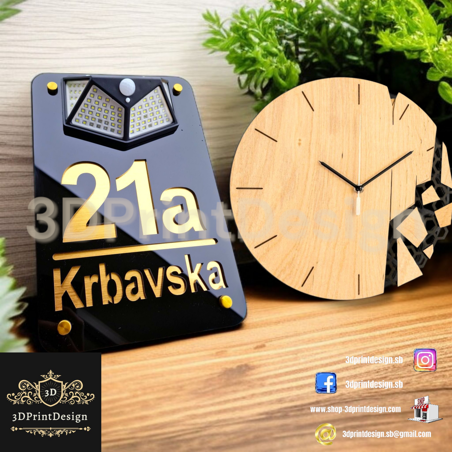 Premium kucni broj kucni brojevi brojn za kucu zidni sat zidni satovi sat za zid dekoracije za dom zidne dekoracije kucne dekoracije