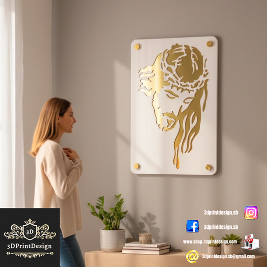 Zidna slika Isusa Isusova kruna 3DPrintDesign