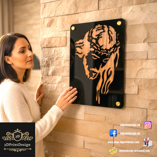 Portret Isusa crkveni motivi 3DPrintDesign