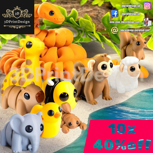 3D Fleksibilne Figurice za zabavu vase djece te odlicna igracka za igru sa prijateljima 3DPrintDesign
