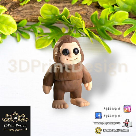 3D Fleksibilne Figurice  -  Big Foot - 3DPrintDesign  3DPrintDesign