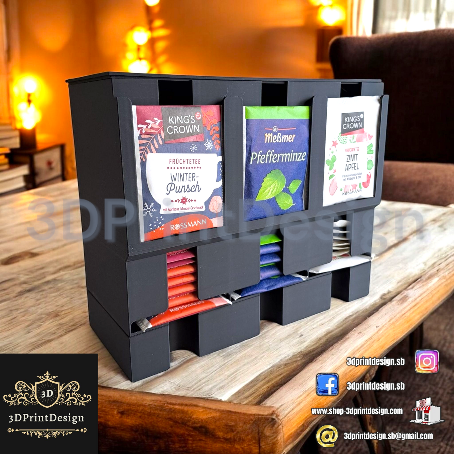 Stalak za čajeve - 3DPrintDesign 
