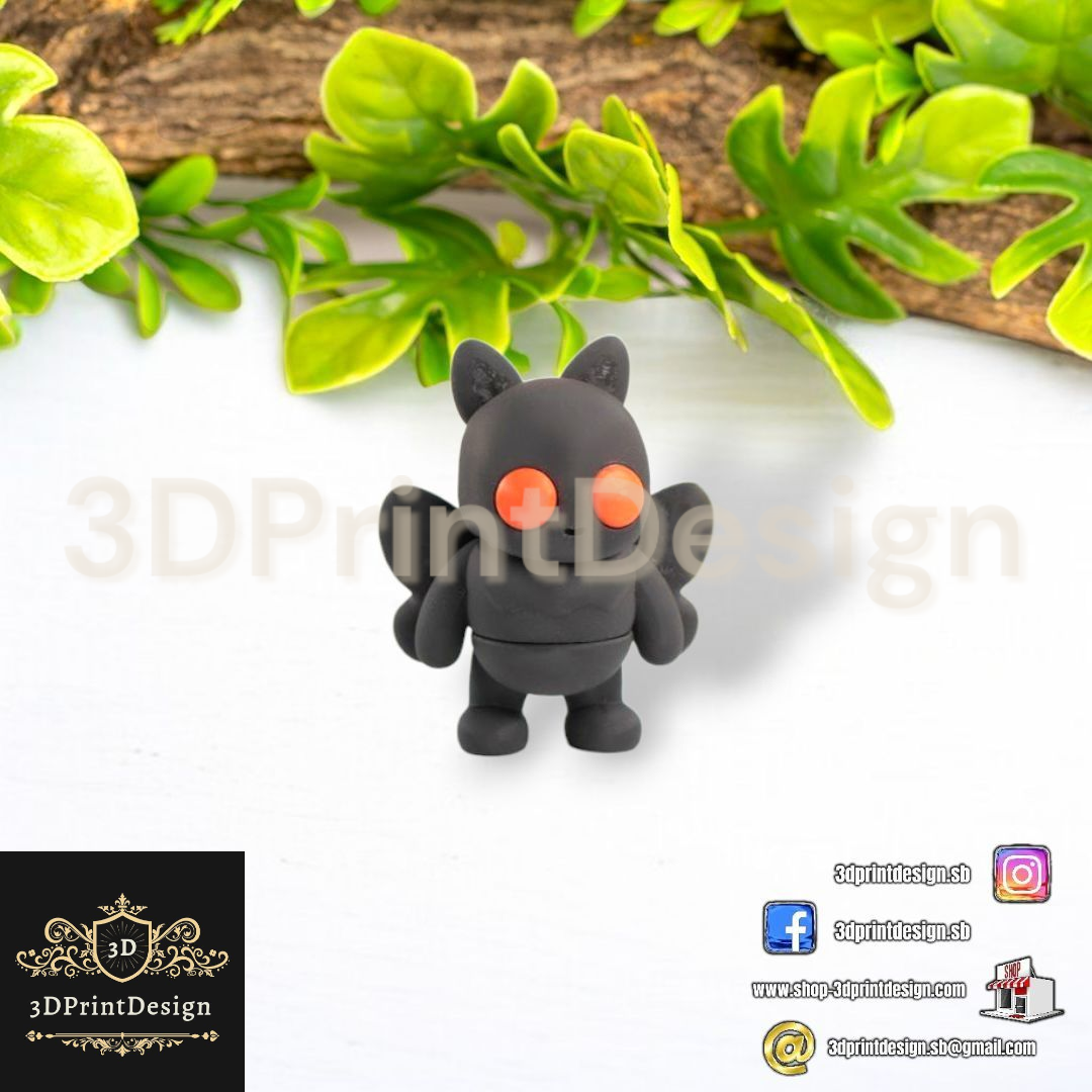 3D Fleksibilne Figurice  -  Šišmiš - 3DPrintDesign 