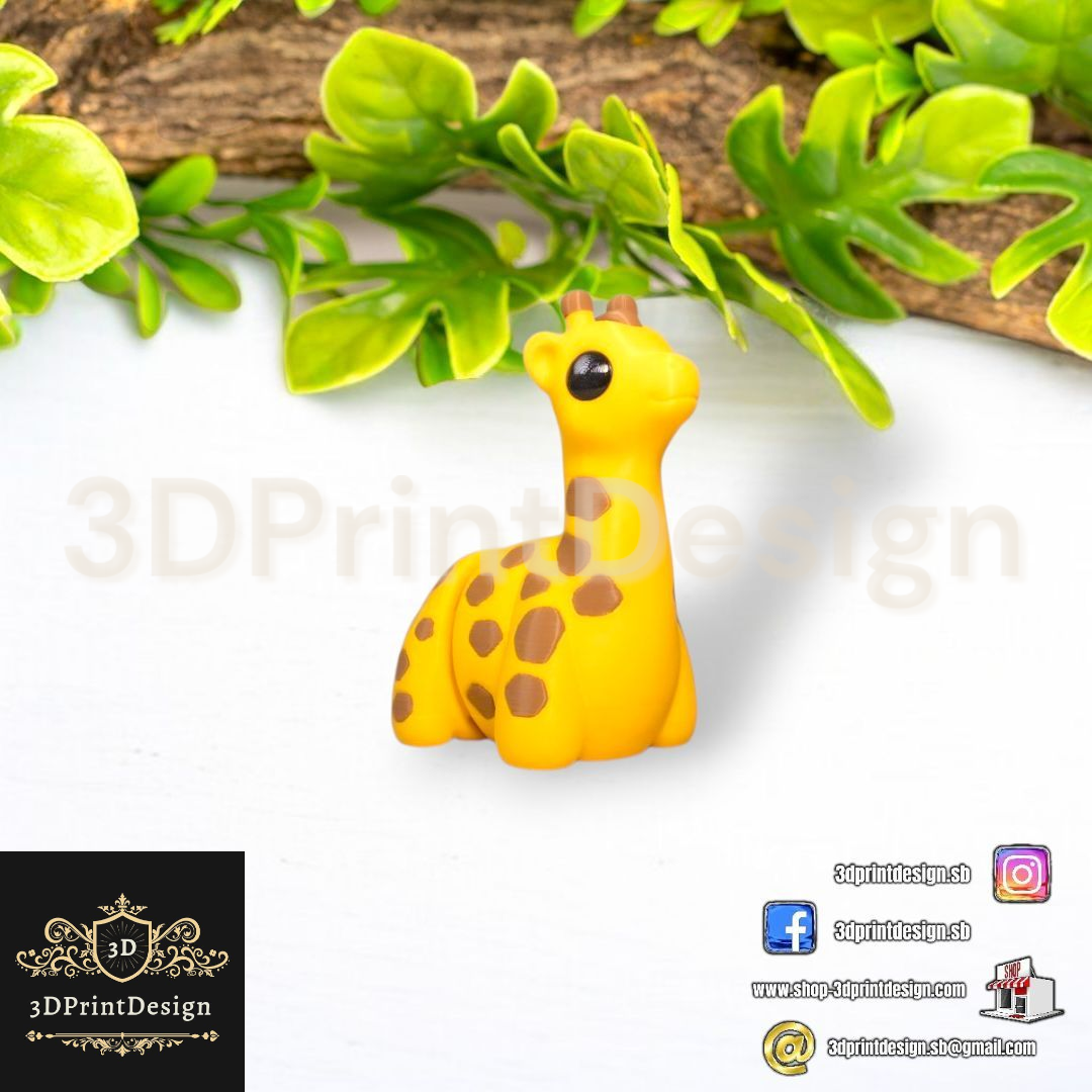 3D Fleksibilne Figurice  -  Žirafa - 3DPrintDesign 