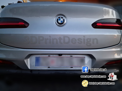 Bijeli Nosači za Tablice bez Okvira - 3DPrintDesign 