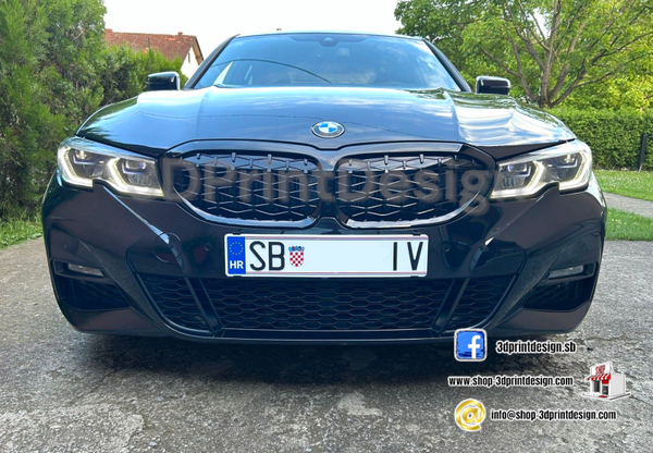 Frameless License Plate Holders - Invisible Plate Holder - Invisible Car Plate Holder - Enhance the look of your car! - Croatian product - Nevidljivi nosači za tablice- Nosači za Tablice bez Okvira- Kennzeichenhalter Rahmenloss - 3DPrintDesign - License Plate Holder - License Plate Frame - Frameless License Plate Holders  - Klik on nosači - Nevidljivi Nosači 
www.shop-3dprintdesign.com
Bmw - bmw 3