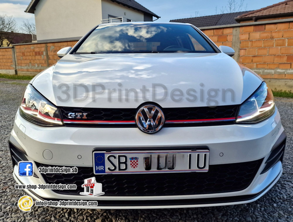 Frameless License Plate Holders - Invisible Plate Holder - Invisible Car Plate Holder - Enhance the look of your car! - Croatian product - Nevidljivi nosači za tablice- Nosači za Tablice bez Okvira- Kennzeichenhalter Rahmenloss - 3DPrintDesign - License Plate Holder - License Plate Frame - Frameless License Plate Holders  - Klik on nosači - Nevidljivi Nosači 
www.shop-3dprintdesign.com
Golf 7 gtd - Golf 7 GTI - Golf 7
