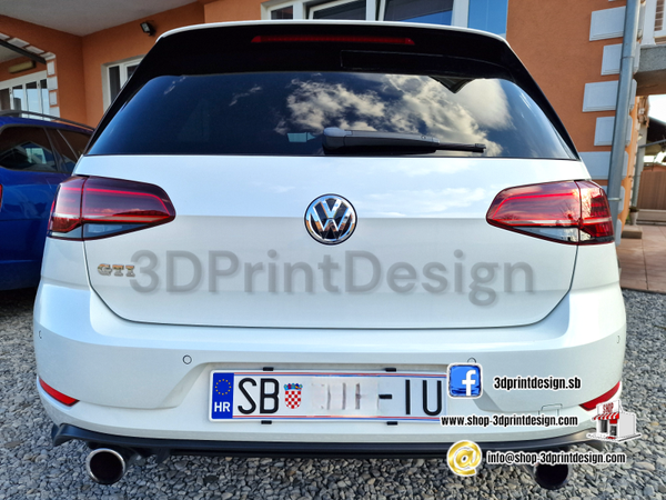 Frameless License Plate Holders - Invisible Plate Holder - Invisible Car Plate Holder - Enhance the look of your car! - Croatian product - Nevidljivi nosači za tablice- Nosači za Tablice bez Okvira- Kennzeichenhalter Rahmenloss - 3DPrintDesign - License Plate Holder - License Plate Frame - Frameless License Plate Holders  - Klik on nosači - Nevidljivi Nosači 
www.shop-3dprintdesign.com
Golf 7 GTI - Glof 7 - Golf 7 GTD vw